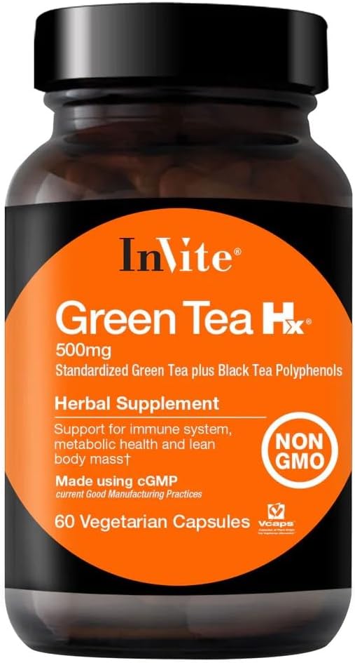 Green Tea Hx with Black Tea Polyphenols - 60 Vegetarian Capsules - 30 Day Supply