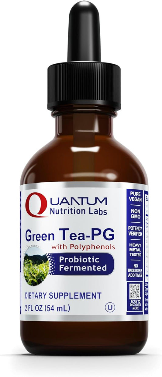Green Tea-PG Liquid Extract - Camellia Sinensis Supplement for Antioxidant Support - 2 Fl Oz Bottle