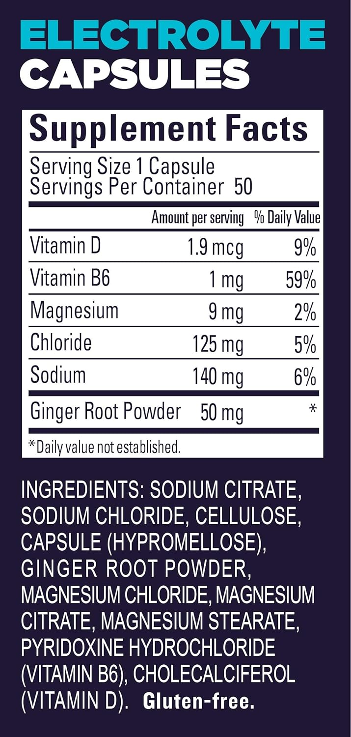 GU Energy Variety Pack: Roctane Electrolyte Capsules & Assorted Energy Gels (50 Capsules, 24 Gels)