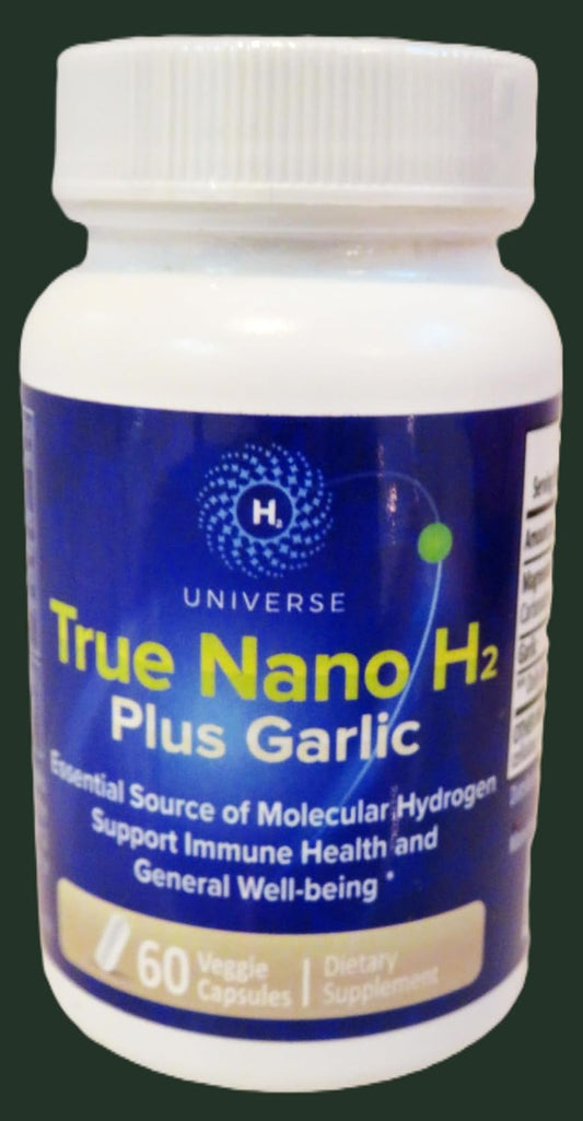 H2 Universe True Nano H2 with Garlic Capsules - Boost Energy & Antioxidants
