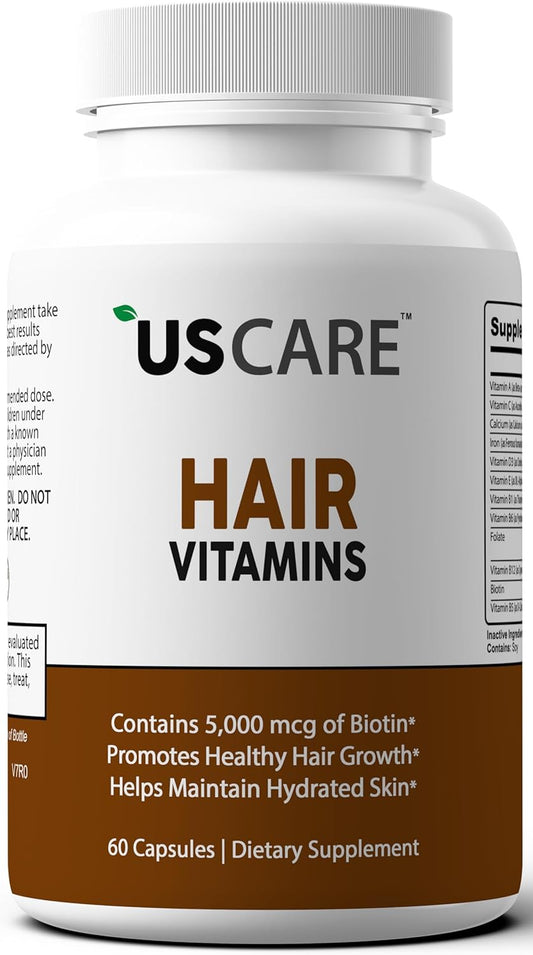 Hair Growth Vitamins by USCare Nutrition - Boost Hair Health Naturally