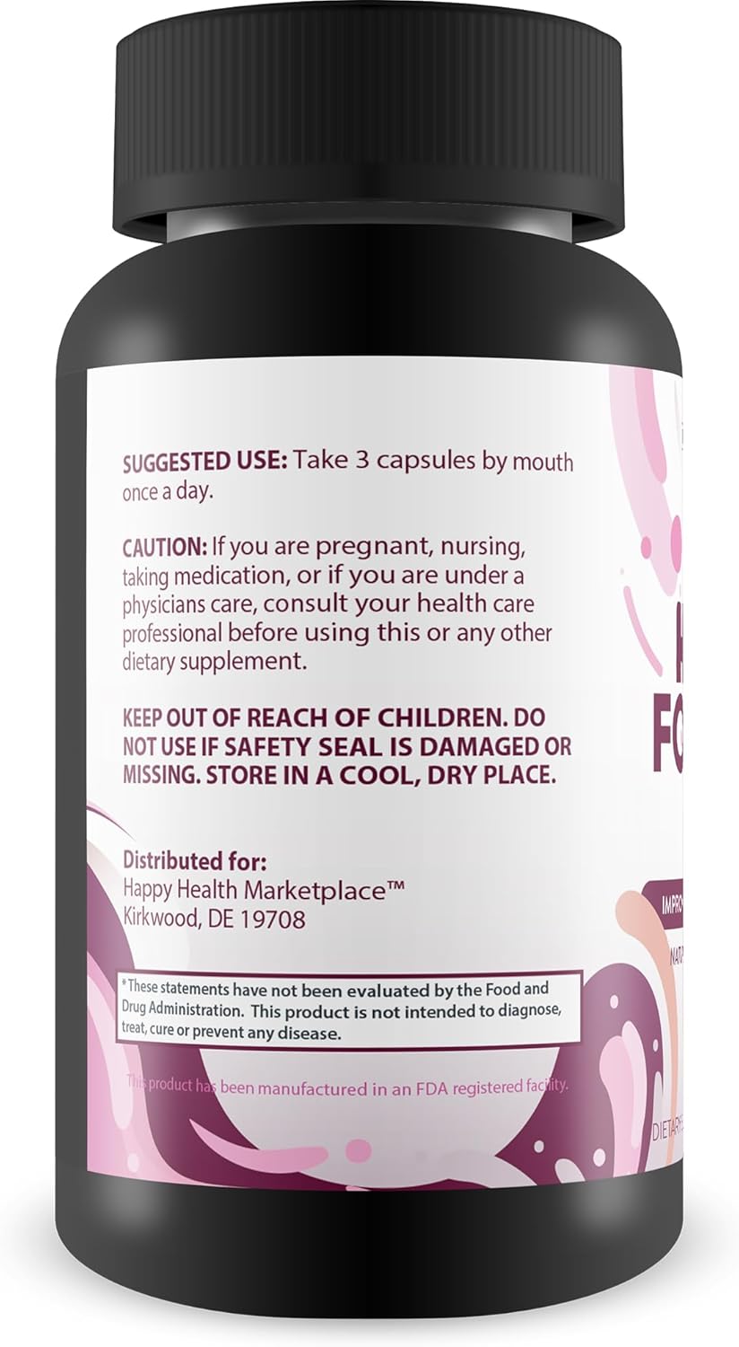 Happy Health Marketplace Happy Formula Pro - Premium Vitamin D Mood Support Supplement for Men and Women - Natural Calm Mood Support for Postpartum Recovery