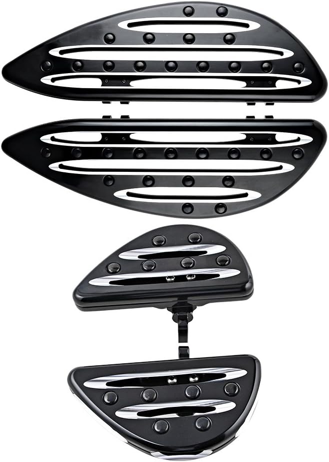 Harley Touring FLH FLT Floorboards + Pedal Kit + Shift Lever Set for 2009-2013 Models by Astra Depot