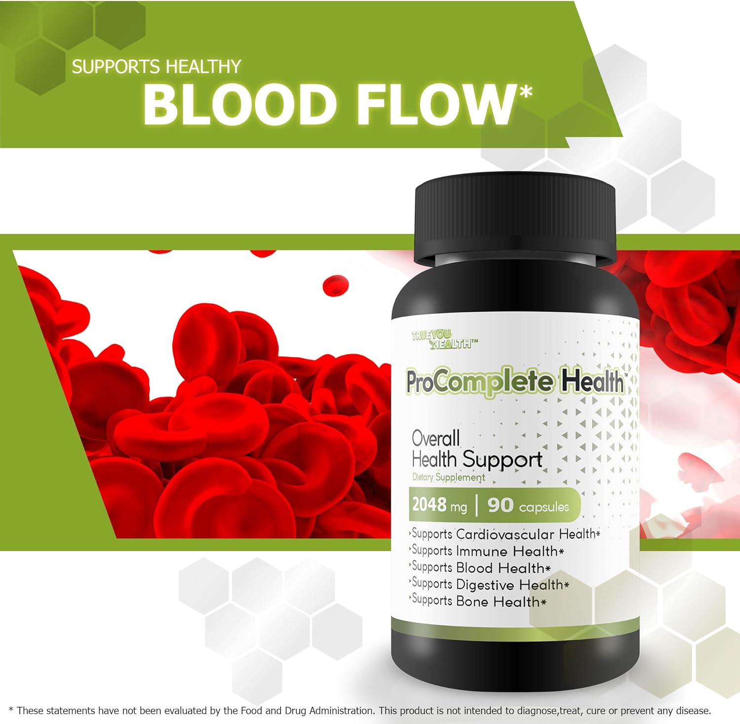 Health Pro Complete Health Supplement for Men & Women - Daily Support for Heart, Blood, Digestive, Cognitive, & Bone Health - Vitamins, Minerals, Antioxidants, Herbal Extracts - Immune Boost