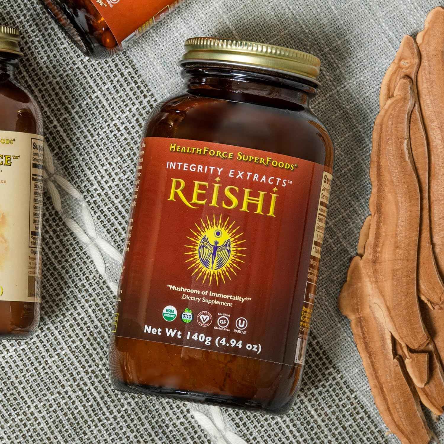 HealthForce SuperFoods Integrity Extracts Reishi – Capsules - 90 Vegan Capsules