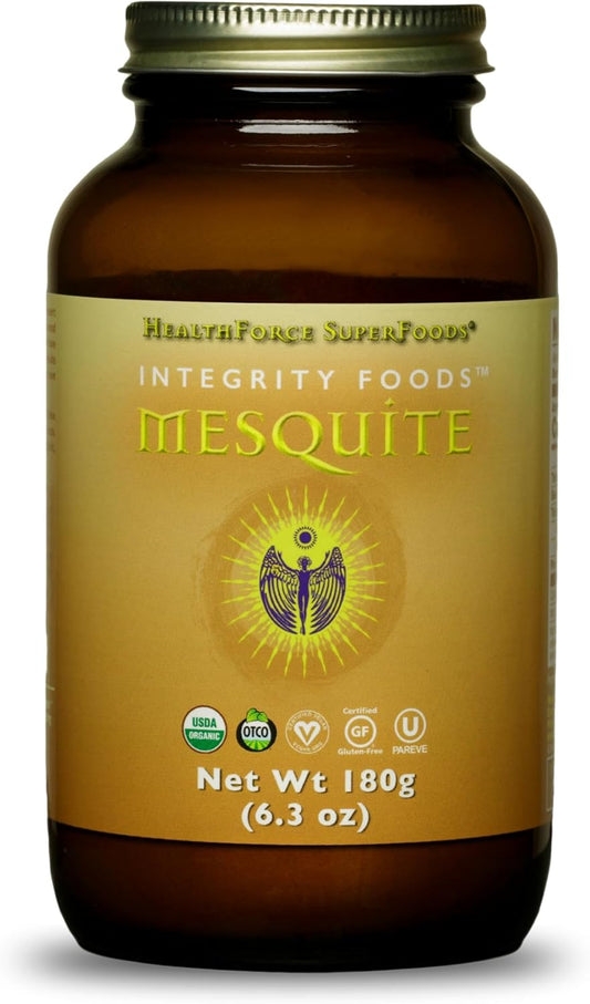 HealthForce SuperFoods Mesquite Powder - 180g Integrity Foods for Natural Health