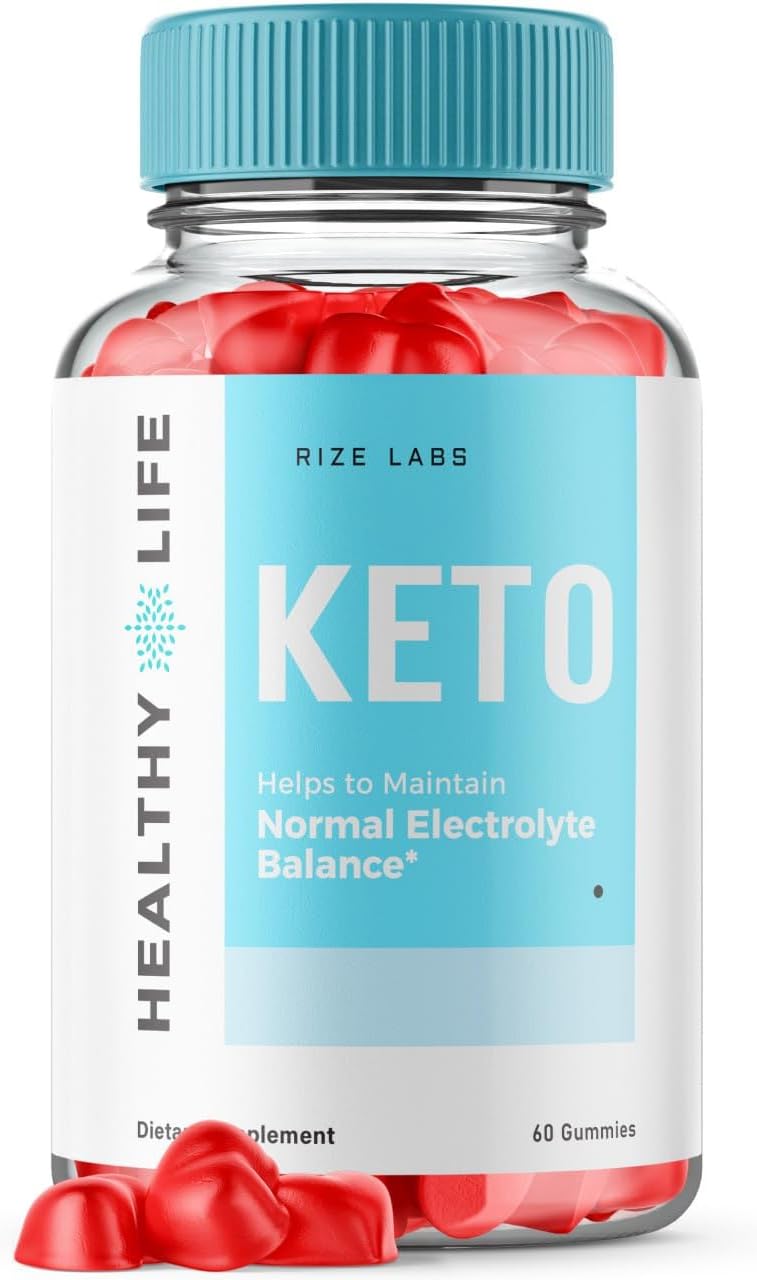 Healthy Life Keto ACV Gummies - Advanced  Slimming Formula  Support for Slimming Belly Fat - Promotes Electrolyte Balance - 60 Gummies