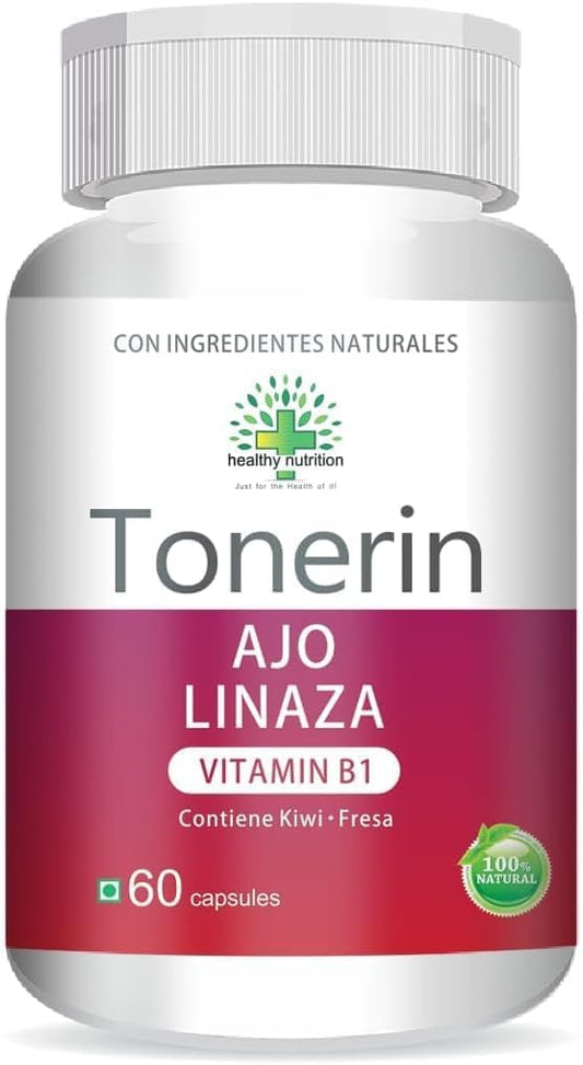 Heart Health Tonerin Vegetarian Supplement Capsules with Arjuna Extract - 60 Count for Men & Women - Supports Blood Pressure and CoQ10 - Pack of 1