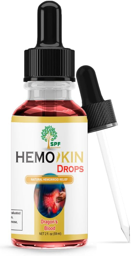 Hemokin Drops with Sangre de Drago for Healing Wounds and Digestive Health - 2 Oz