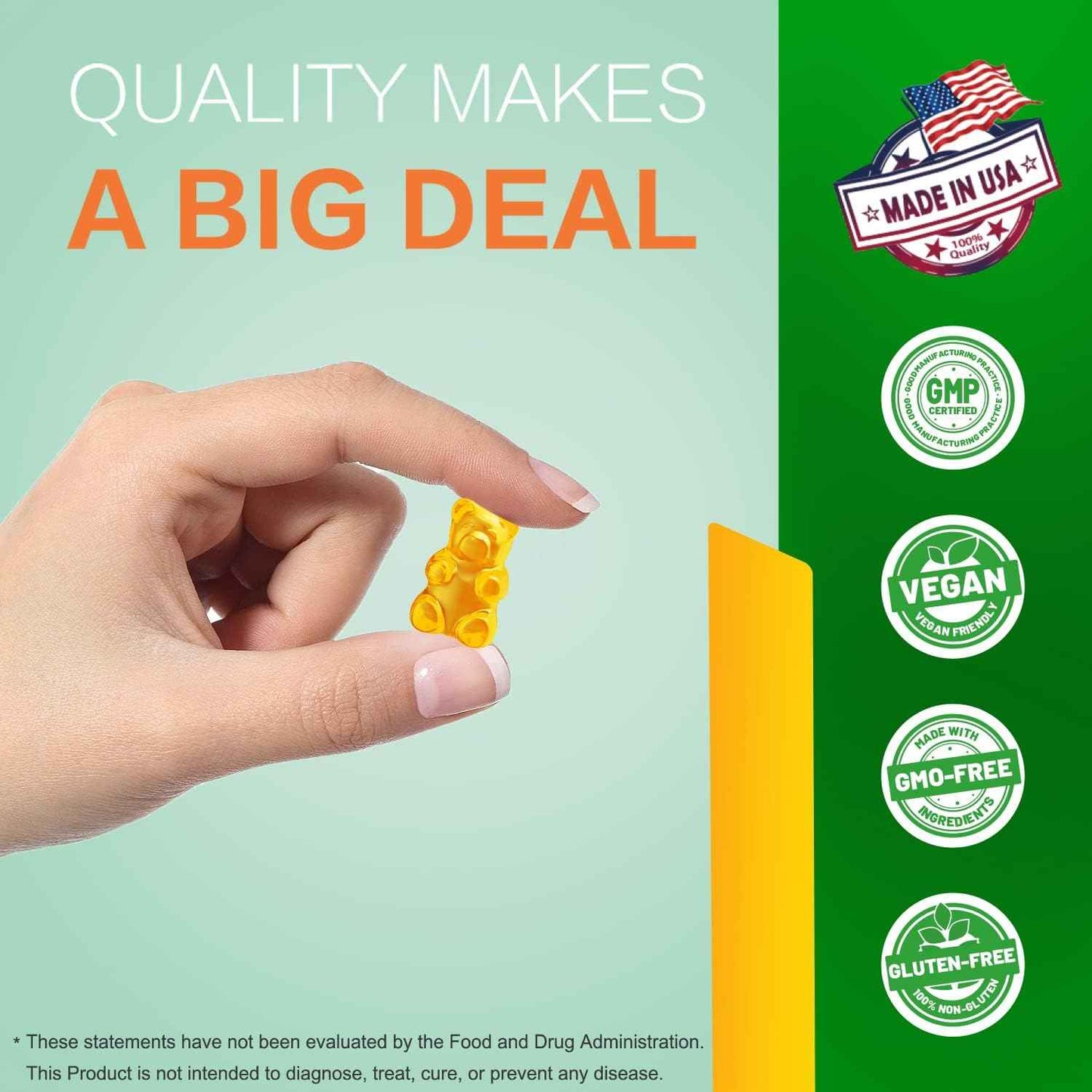 Hemp Gummies Natural Harmony - Extra Strength metabolism booster Gummies for Balanced Mood and Wellness - Organic, Vegan, Sugar Free - 60 Count, 2-Month Supply