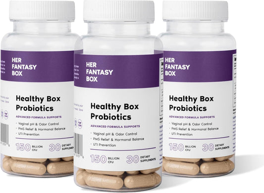 Her Fantasy Box Probiotics 3 Pack - Boost Gut Health with Healthy Box