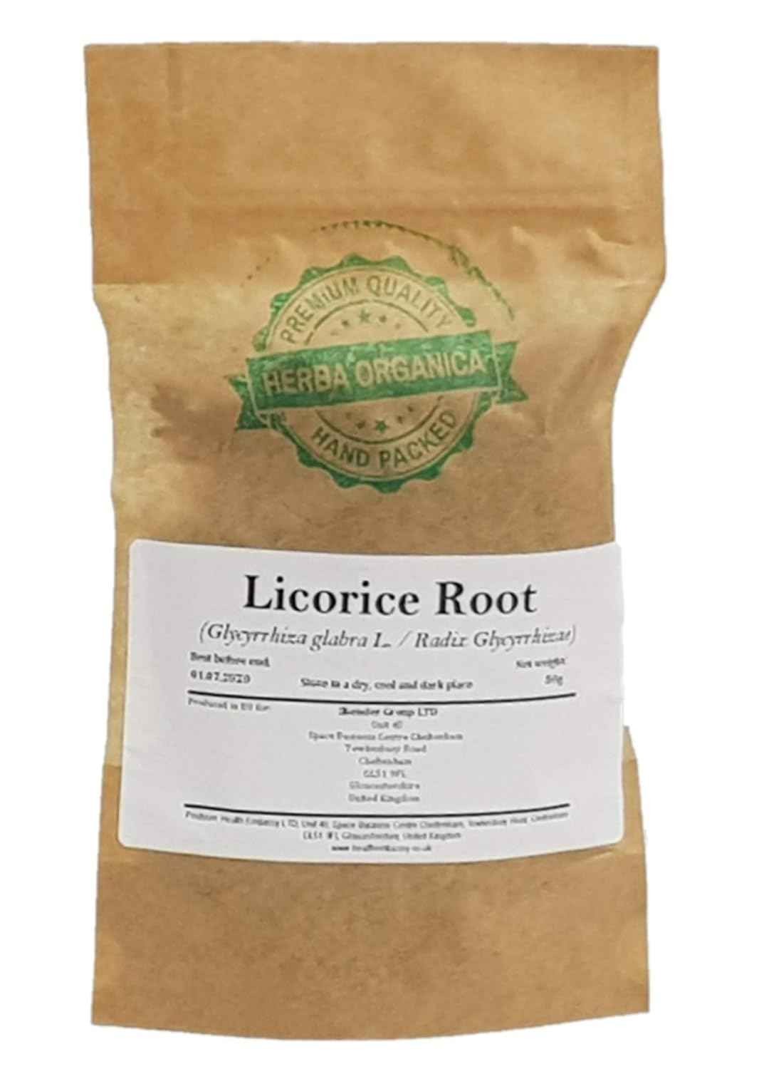 Herba Organica Licorice Root - Glycyrrhiza Glabra L - Liquorice (50g)