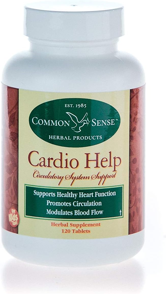 Herbal Cardio Support Tablets for Healthy Circulatory System (120 Count)