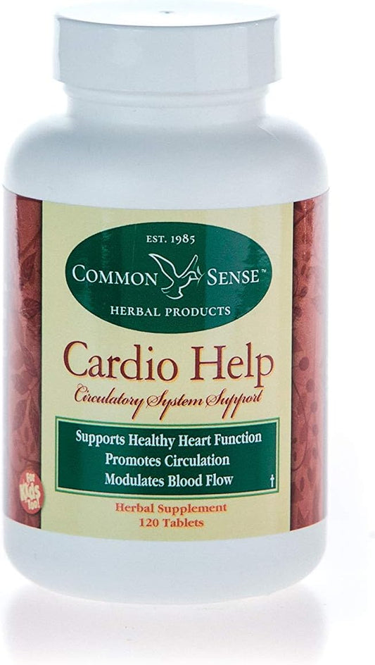 Herbal Cardio Support Tablets for Healthy Circulatory System (120 Count)