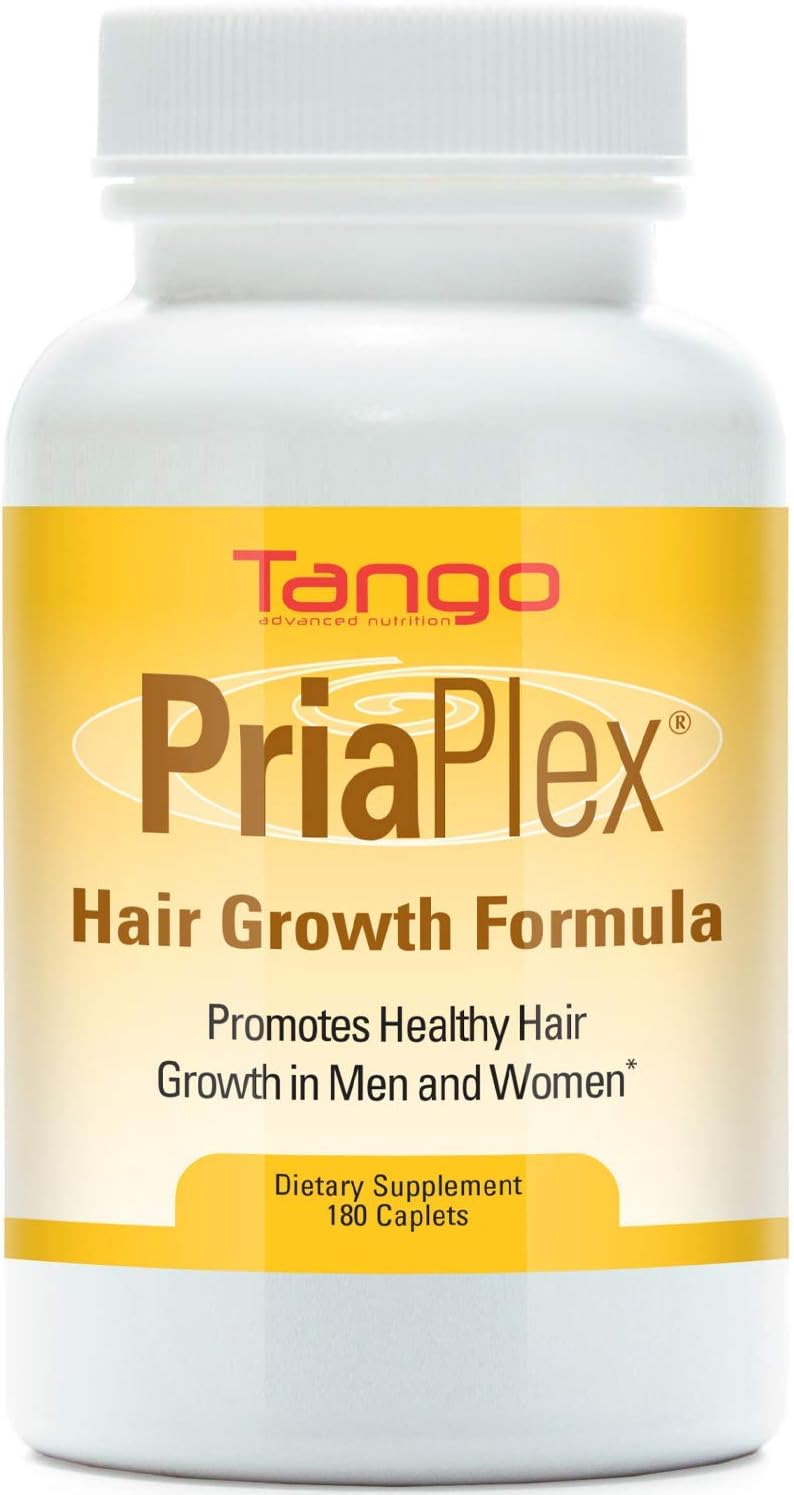 Herbal Hair Support and Recovery Supplement Set for Men - Tango PriaPlex & Herbal Boost
