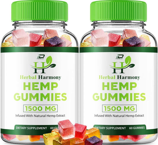 Herbal Harmony metabolism booster Gummies for Men and Women - Natural metabolism booster Supplement (2 Pack - 120 Gummies)