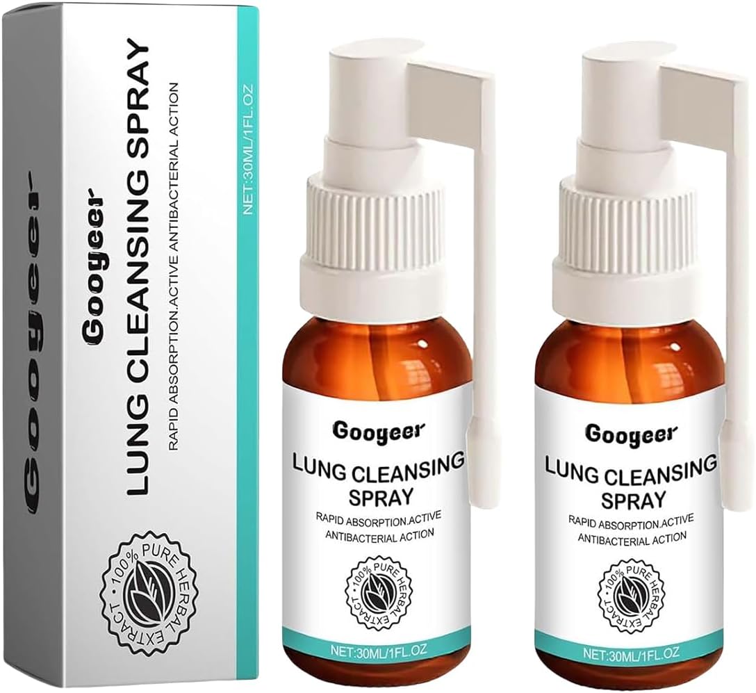 Herbal Lung Detox Spray for Smokers - Cleanse and Clear Lungs Naturally