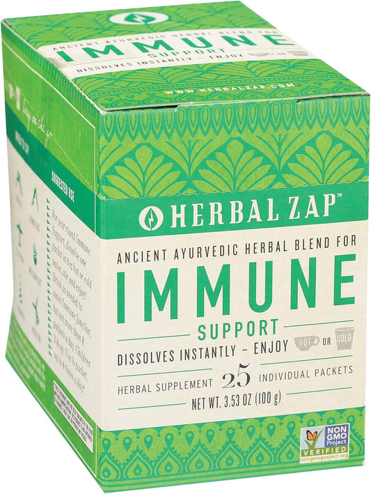 Herbal ZAP Instantly Dissolving Ayurvedic Digestive & Immune Support - Balance Vata Kapha Doshas - 25 Count Box, 3.53 Ounce