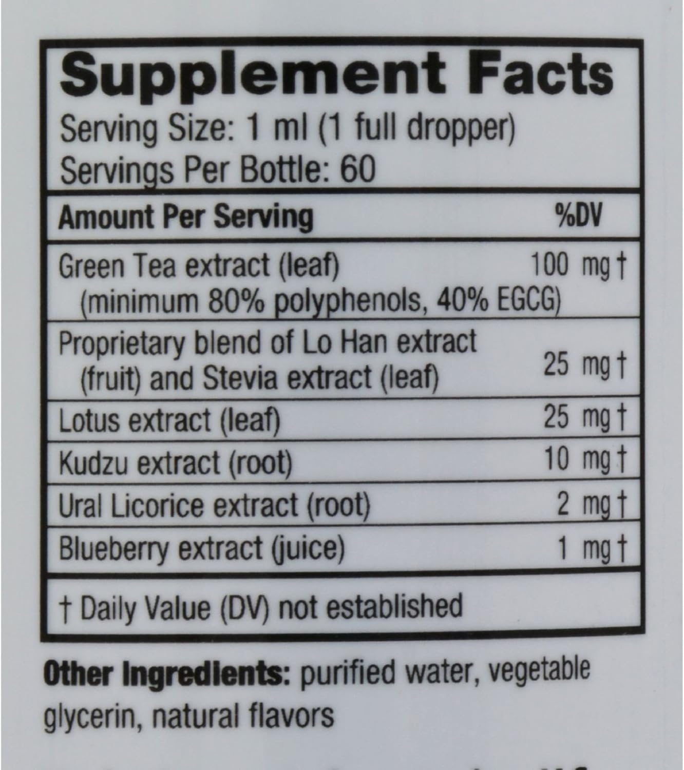 Herbasway Herba Sway Peach Flavored Herbagreen Tea Liquid - 2 fl oz