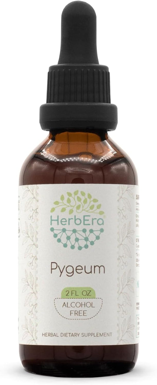 HerbEra Pygeum Africanum Herbal Extract Tincture - Alcohol-Free, Super-Concentrated (2 fl oz)