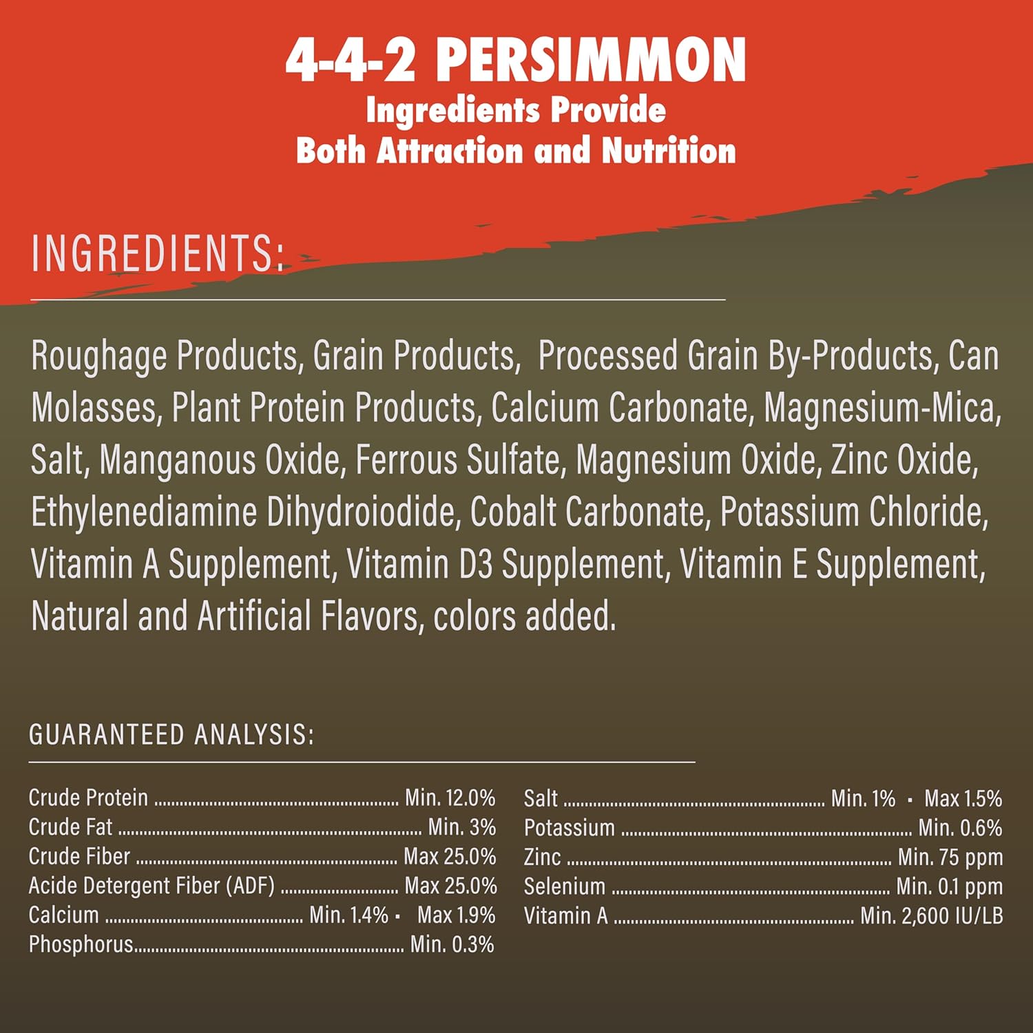 Herron Outdoors 4-4-2 Persimmon Protein Pellets & Whole Corn Deer Attractant - Feed Enhancer for Whitetail Deer - 5lbs