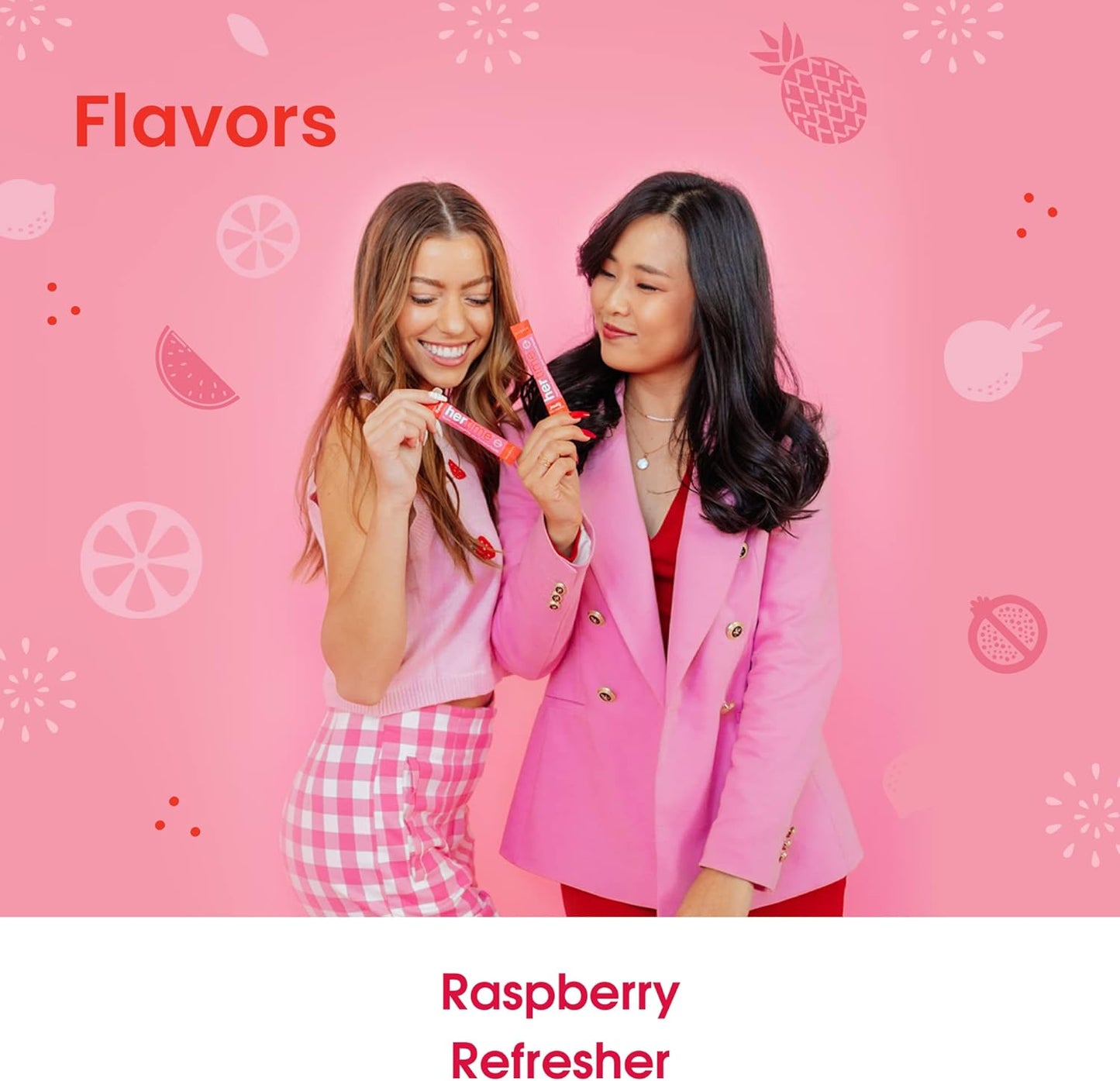 Hertime PMS Drink Packets - Hormone Balance & Menstrual Relief Supplement for Women - Peony Roots, Siberian Ginseng, Minerals - Sugar Free - Raspberry Flavor - 15 Pack