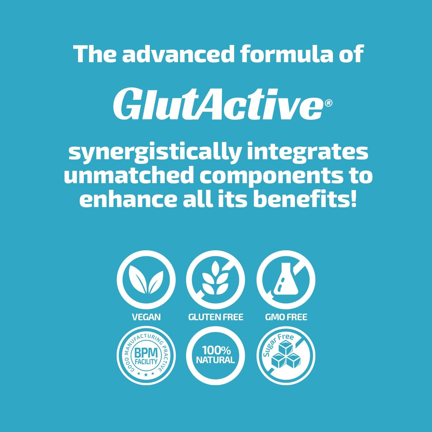 High-Absorption GlutActive MAG Magnesium 750mg Chewable Tablets with 5 Sources - Sugar-Free - 30 Tablets