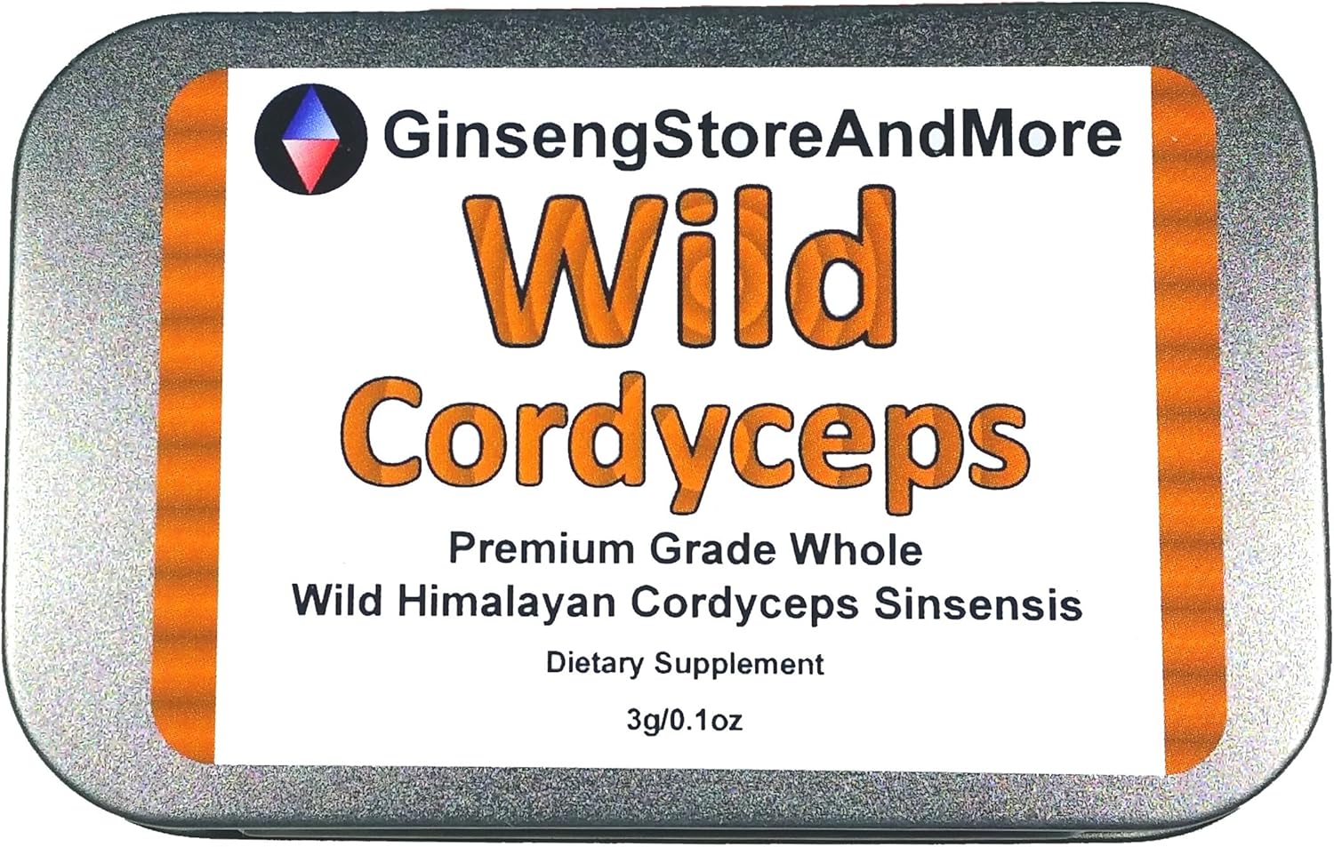 High Grade Wild Cordyceps Sinensis Mushrooms - Genuine and Rare Himalayan Strain for Energy Boost and Stress Reduction, 3g