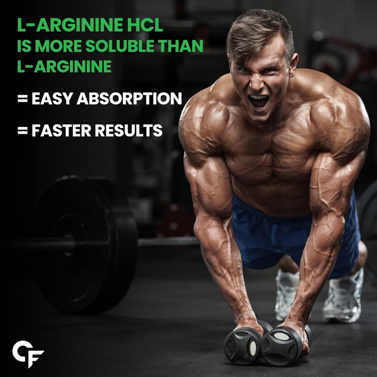 High Potency L-Arginine Supplement 1000mg - 10 Vegan Capsules for Cardiovascular Health and Muscle Support