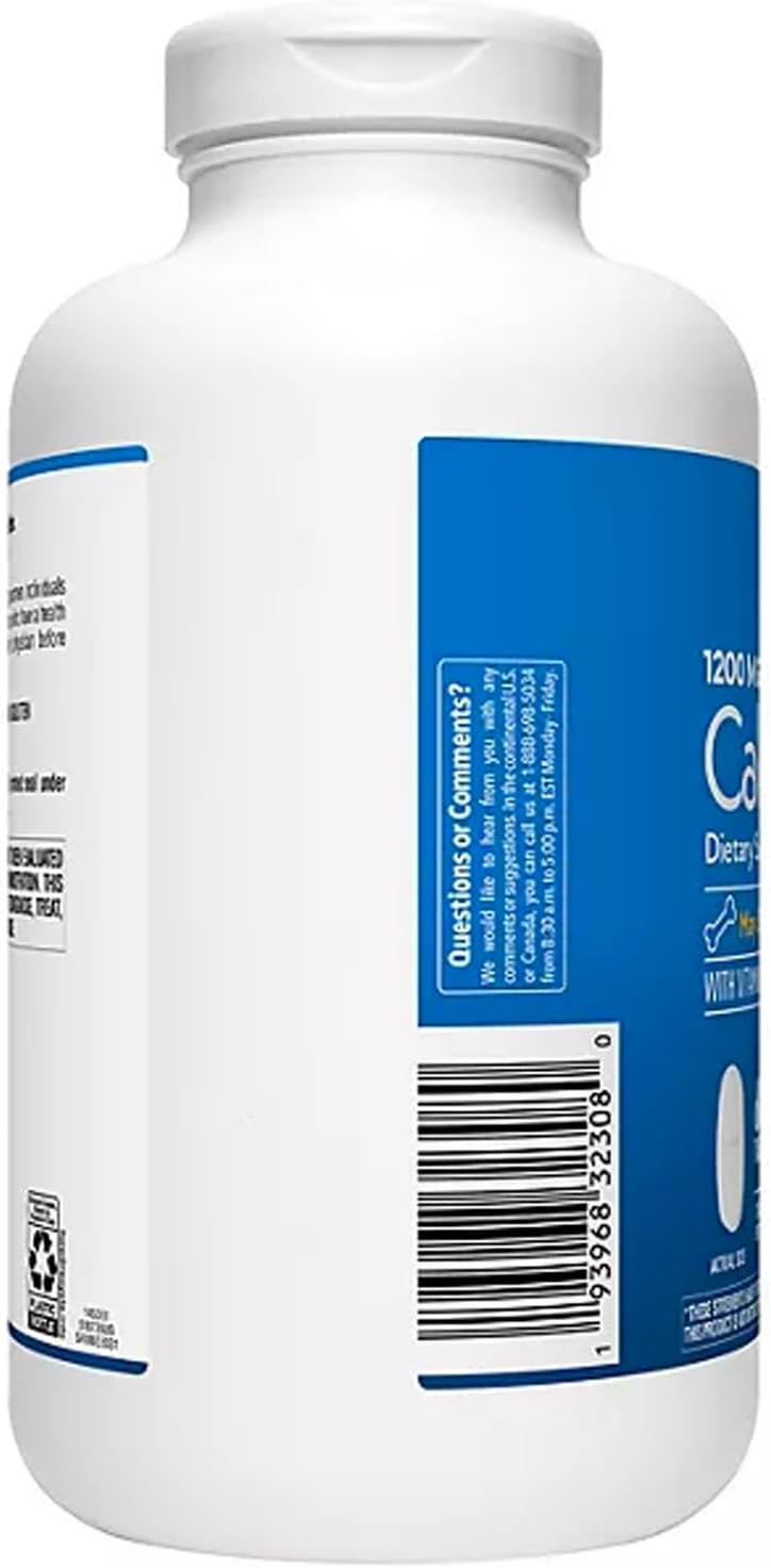 High Potency Members Mark Calcium and Vitamin D3 Tablets for Bone and Muscle Health - 600 ct.