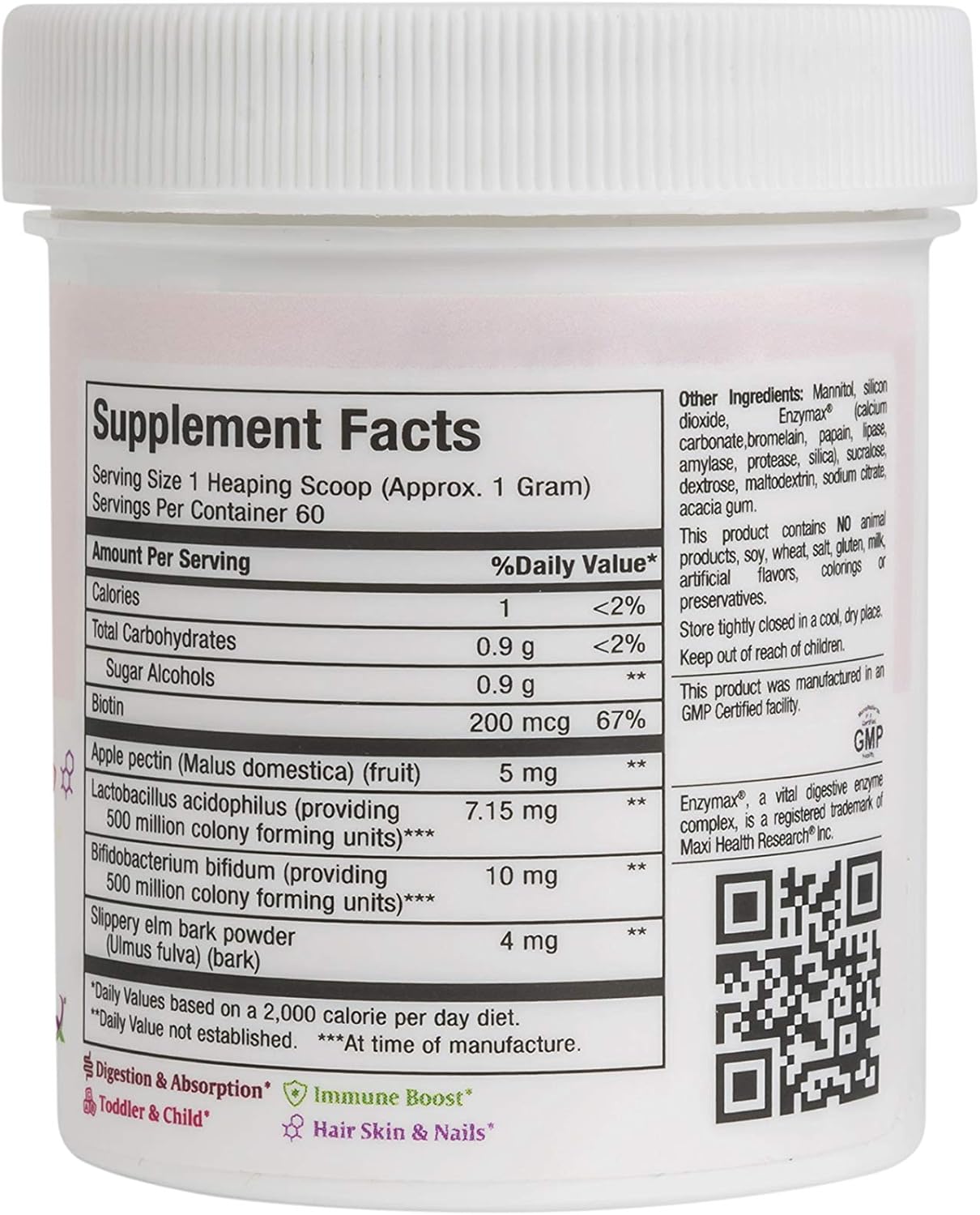 High Potency Probiotic Acidophilus Formula - 5M, 2 Oz. (Pack of 1) by Maxi Health