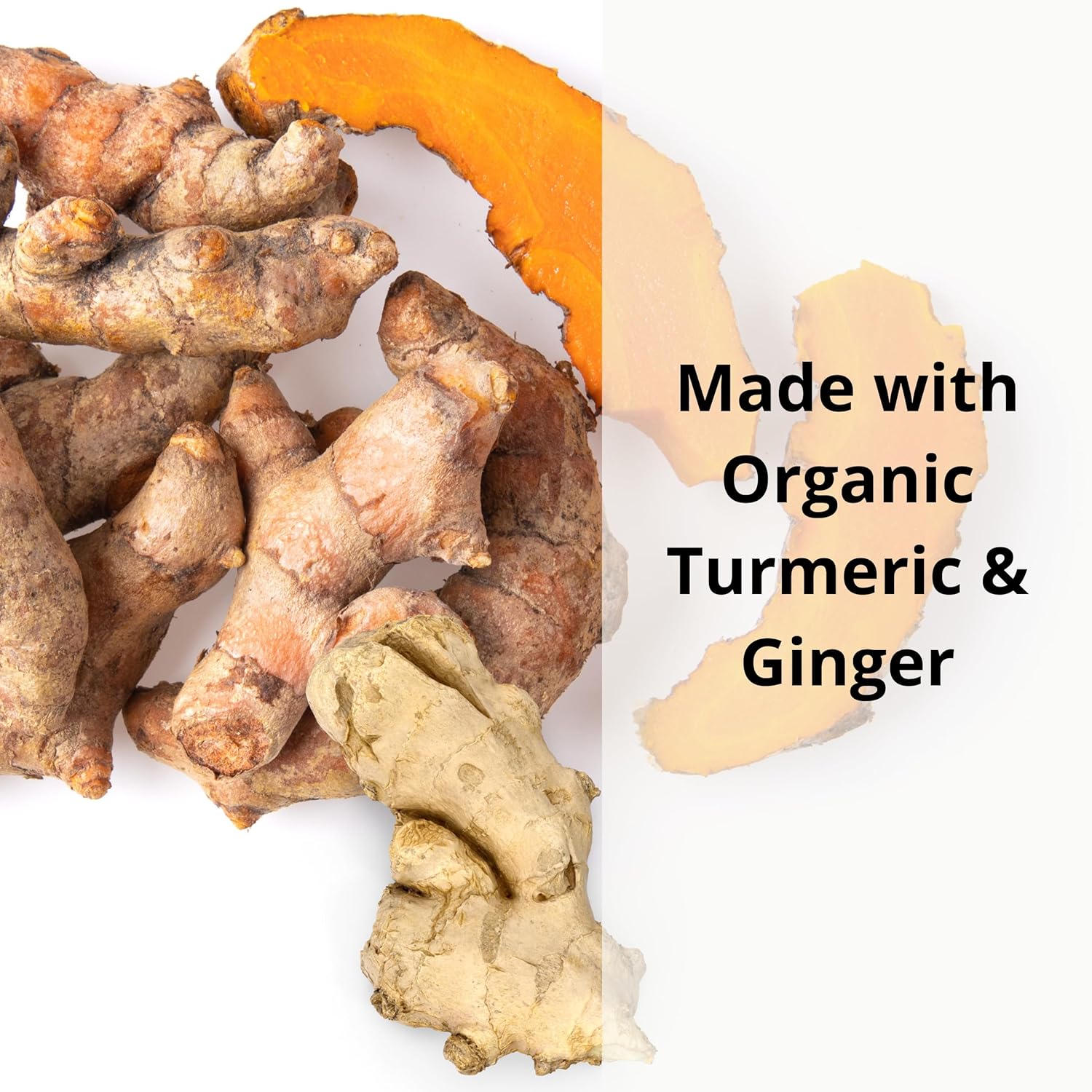 High Potency Rütean Turmeric Curcumin Capsules with Ginger & Black Pepper for Joint Support - 60 Capsules