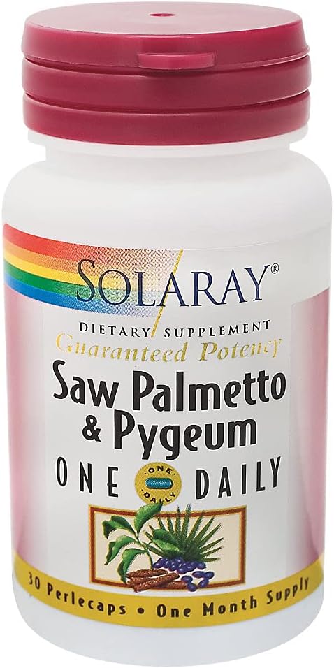 High Potency Saw Palmetto and Pygeum Blend - 30 Capsules from SOLARAY - Daily Support Formula