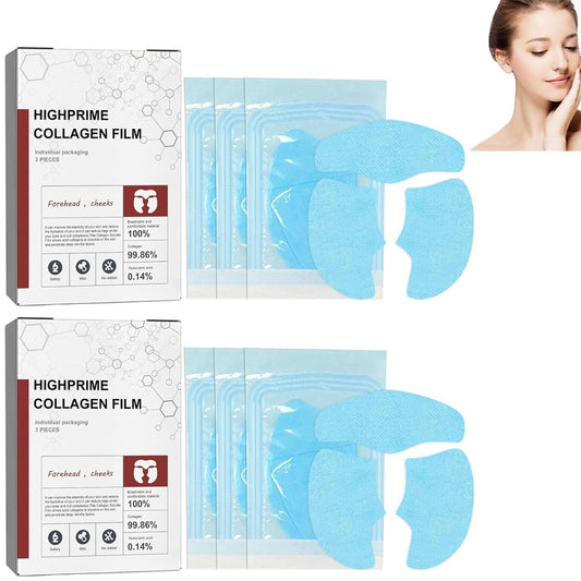 High Prime Collagen Soluble Films for Hydrating Face Mask - 2 Boxes