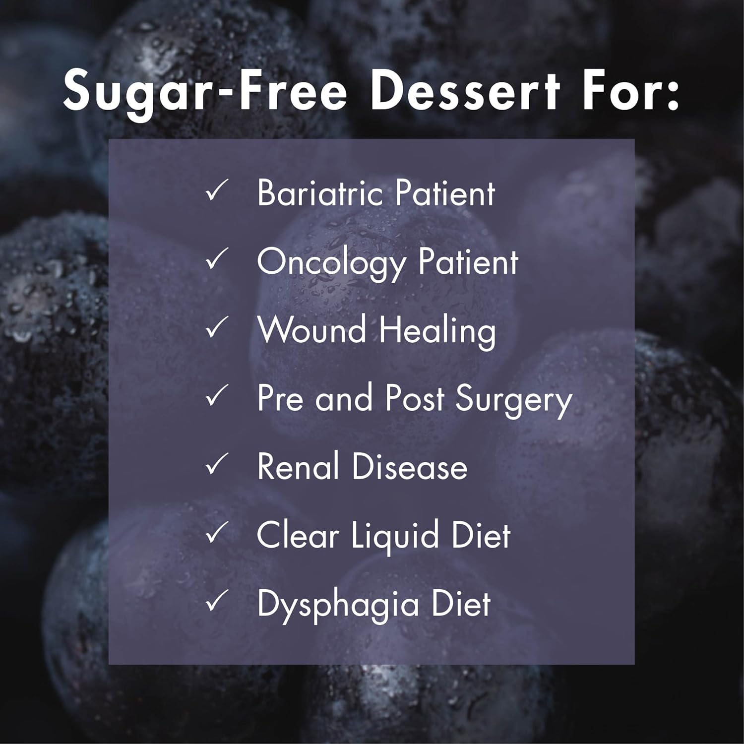 High Protein Sugar-Free Gelatein Grape Gelatin - 20g Protein, Ideal for Clear Liquid Diets, Swallowing Issues, Bariatric, Dialysis, Oncology - 36 Servings