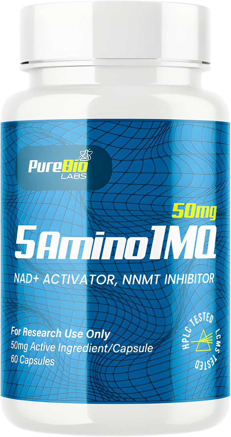 High-Purity NAD+ Activator & NNMT Inhibitor Capsules for Metabolic Support & Fitness - 60 Count