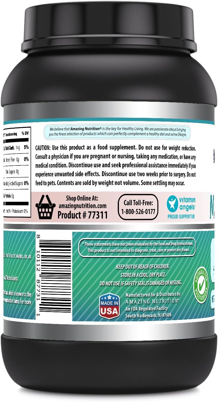High-Quality Amazing Nutrition Maltodextrin Supplement | 15g Per Serving | 121 Servings | 4lb Powder | USA Made
