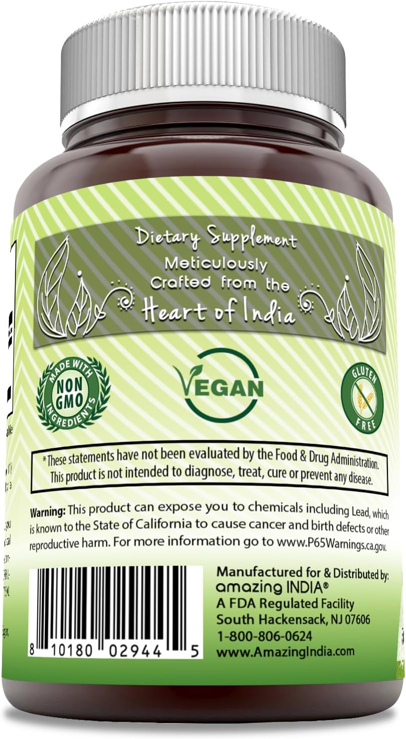 High-Quality India Moringa 500mg Capsules - 120 Count | Non-GMO & Gluten-Free Supplement