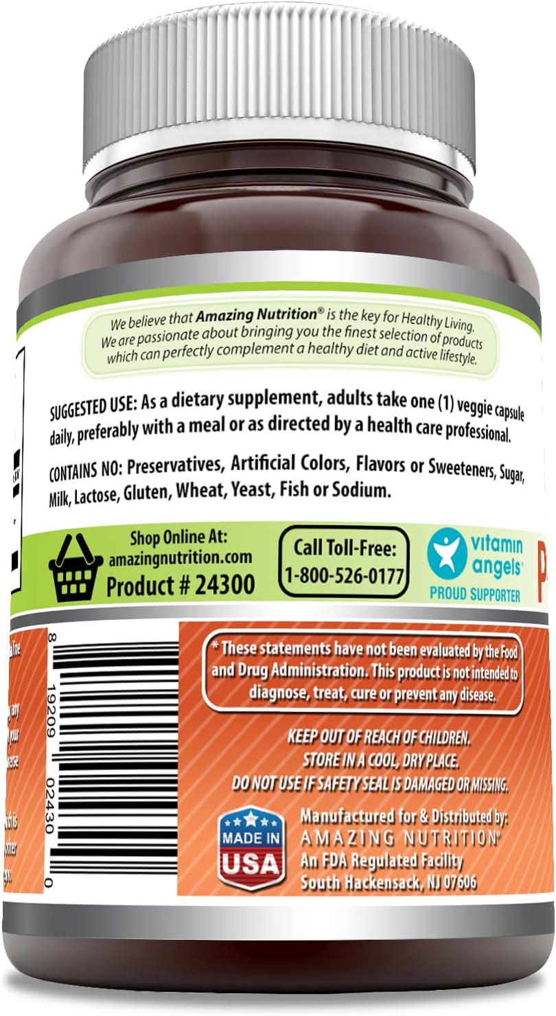 High-Quality Psyllium Husk 750mg Veggie Capsules Supplement | Non-GMO, Gluten Free | 120 Count, Made in USA, Vegetarian Friendly