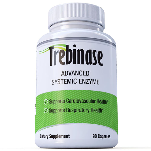Highly Potent Scar Tissue Dissolver - Extra Strength Serrapeptase, Nattokinase & More - Trebinase & Serrasolv 360 (90 capsules)