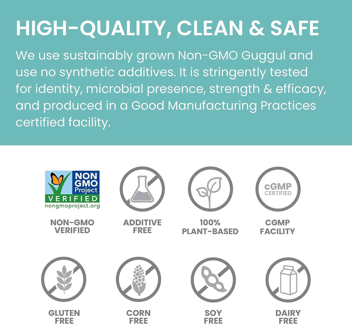 Himalaya Guggul Herbal Supplement, HDL & LDL Support, Liver Health, Liver Cleansing, Triglyceride Support, Bile Production, 720 mg, Non-GMO, Vegetarian, 60 Capsules, 1 Pack