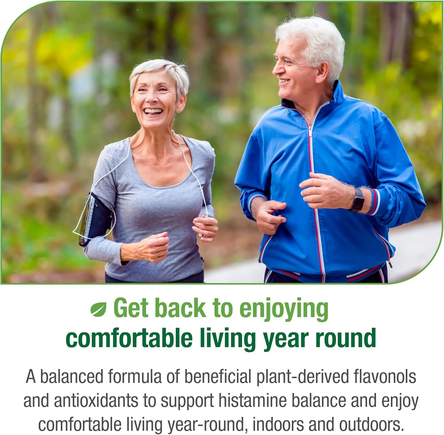 Histamine Balance Capsules - Natural Supplement for Immune & Respiratory Health - 60 Veggie Capsules