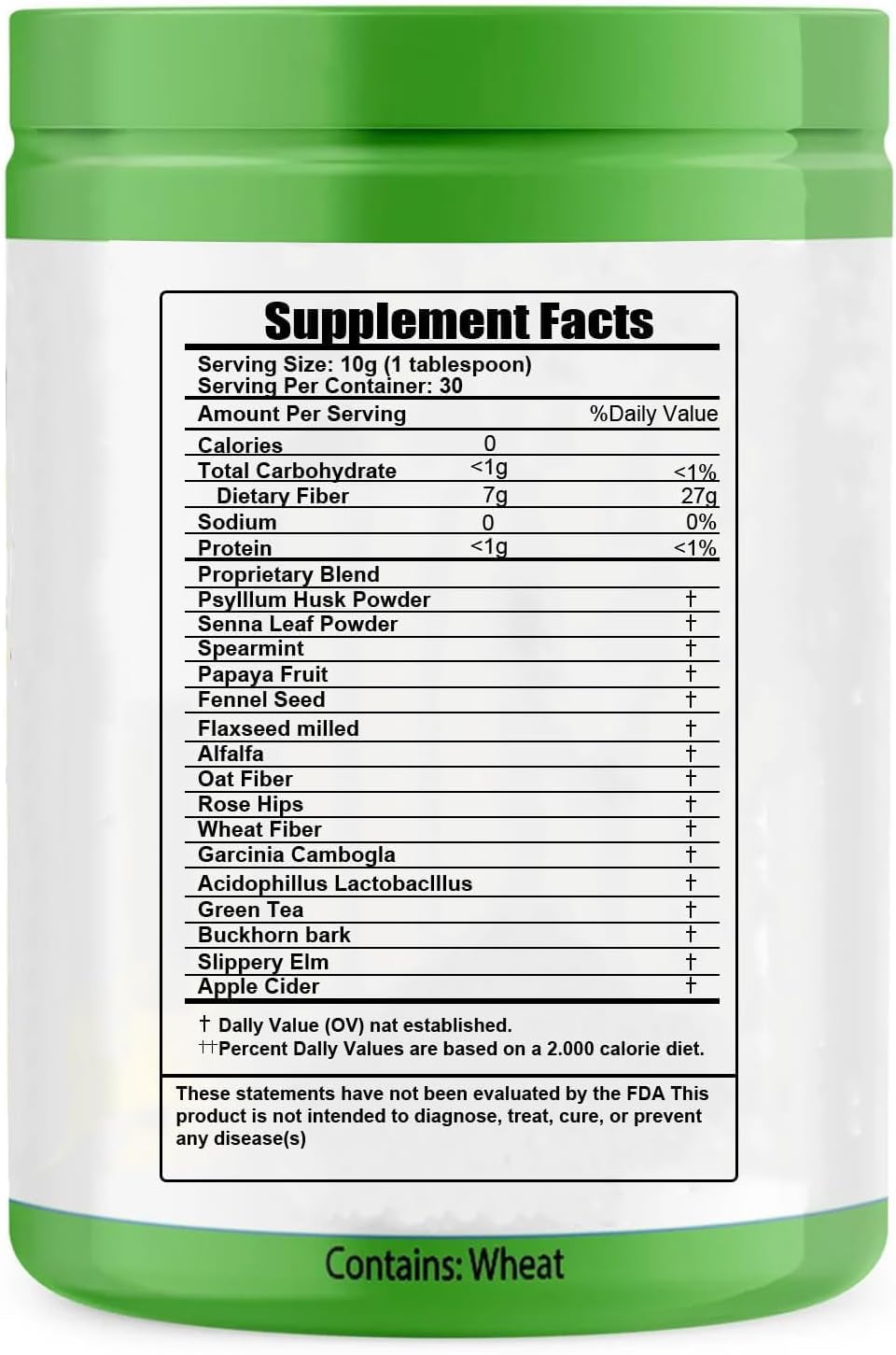 HOGADOG Supreme Detox Supplement Pineapple Flavor Natural Fiber Powder - Single Pack