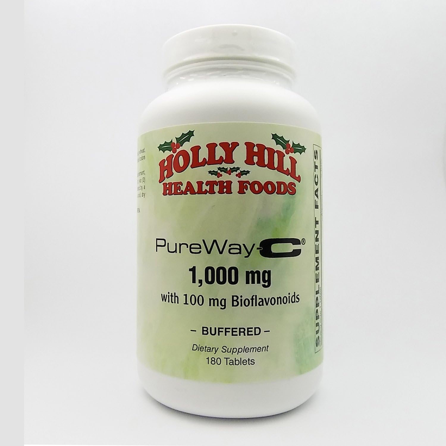 Holly Hill Health Foods PureWay-C 1000 MG Tablets with Bioflavonoids, Buffered - 180 Count