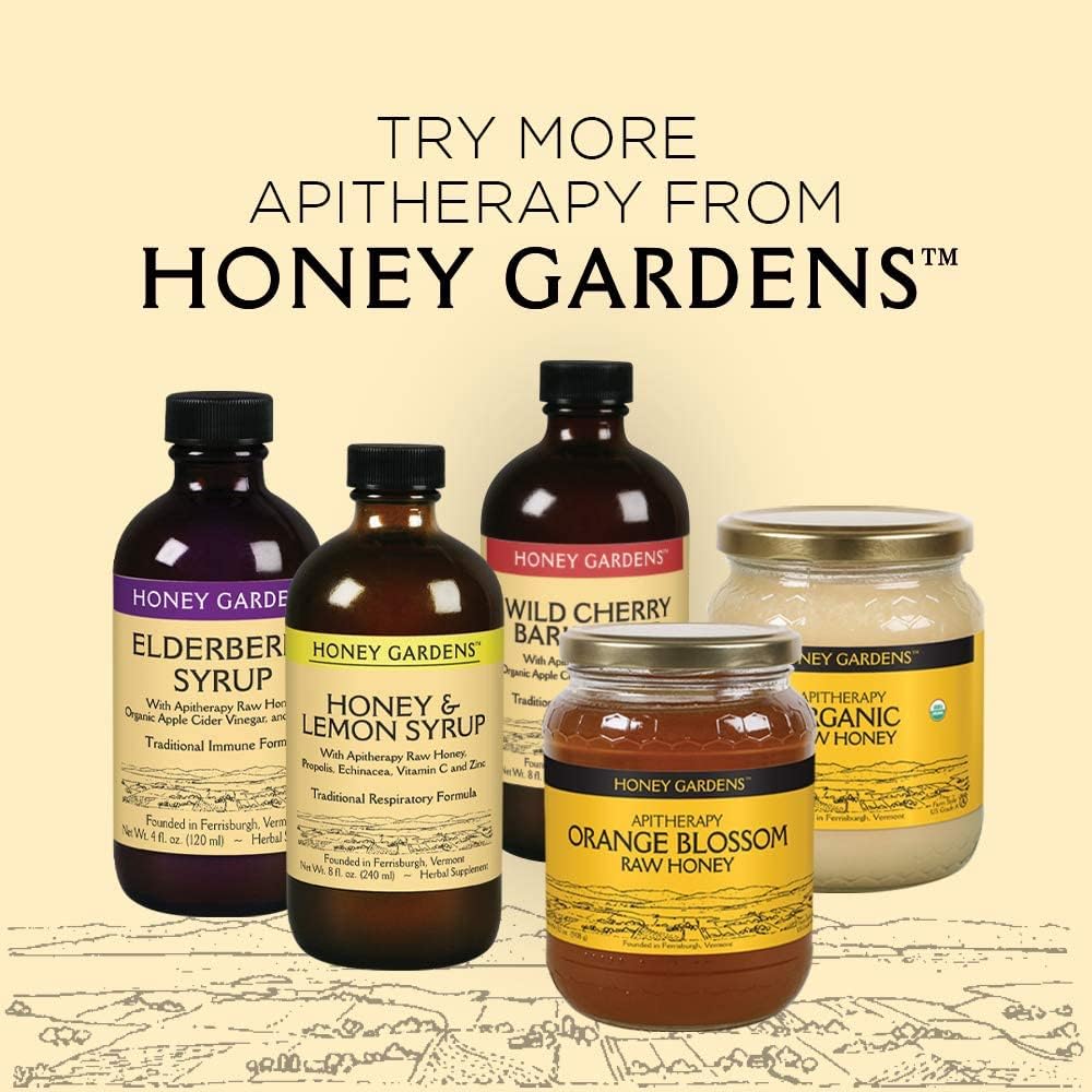 Honey Gardens Bee Propolis Throat Spray with Raw Honey and Licorice Root - 50 Servings x 1 Fl Oz (Pack of 2)