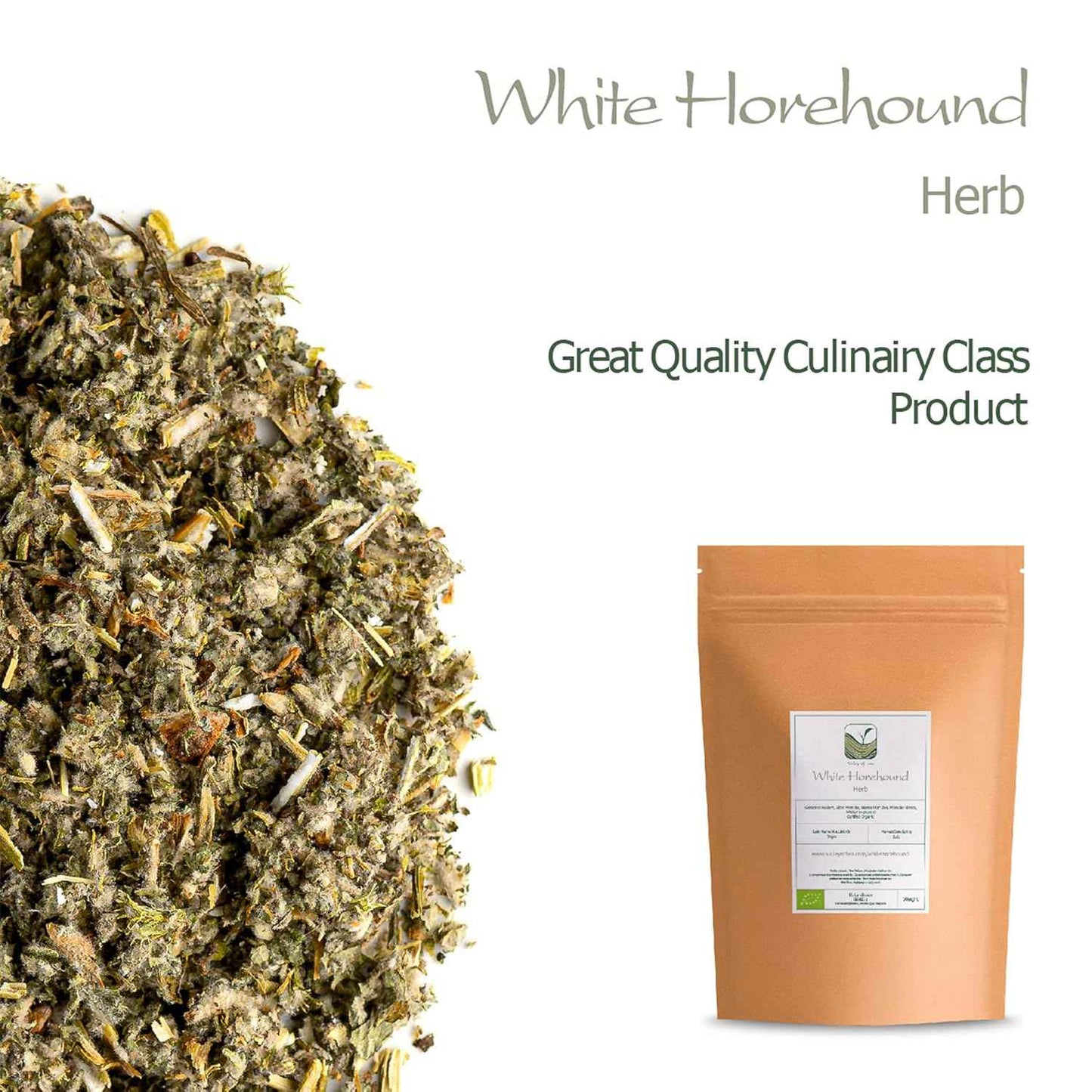 Horehound Leaf Tea Herb - White Horehound Leaves Horhound Whorehound Tea