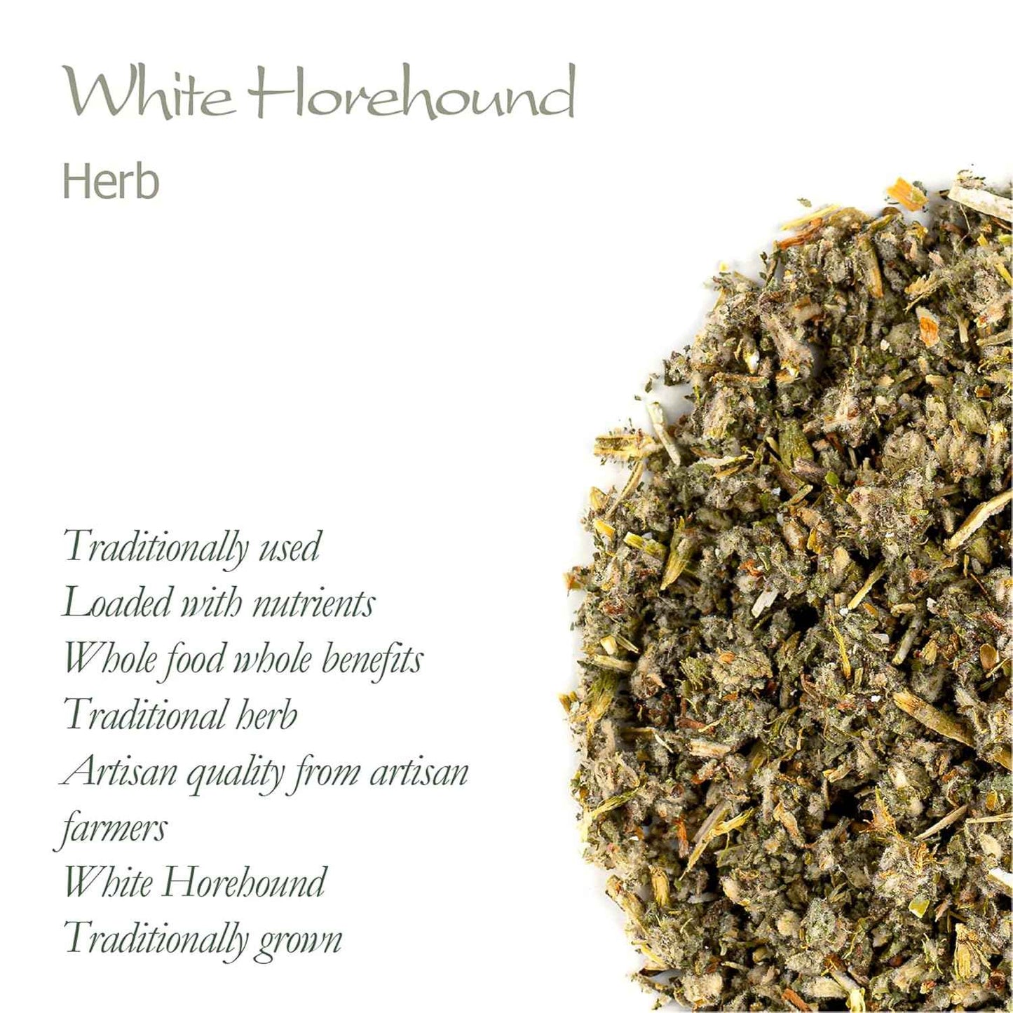 Horehound Leaf Tea Herb - White Horehound Leaves Horhound Whorehound Tea