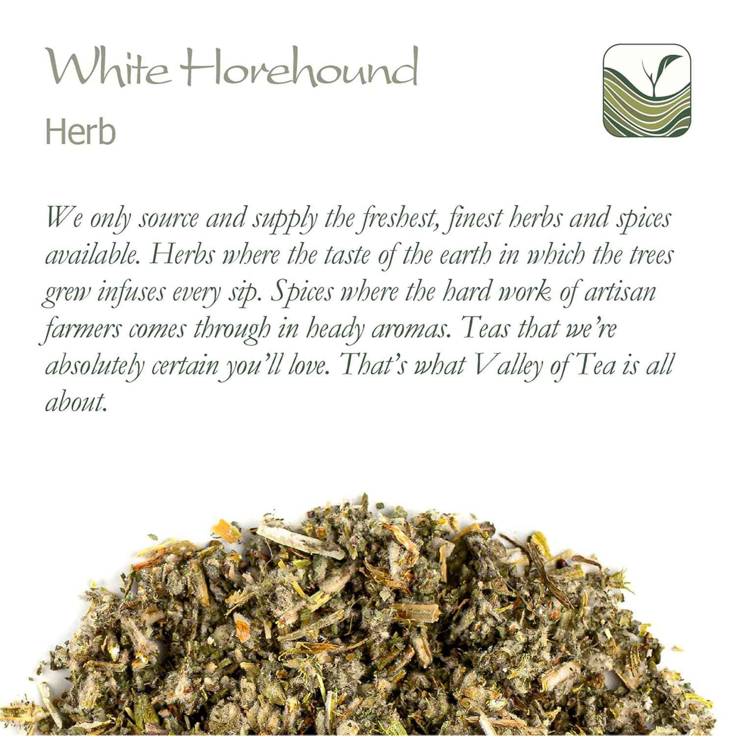 Horehound Leaf Tea Herb - White Horehound Leaves Horhound Whorehound Tea