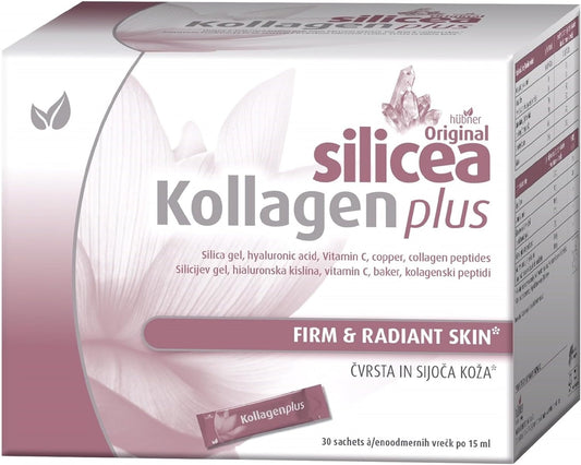 Hubner Original Silicea Kollagen Plus Collagen Peptide Supplement 15ml Packets 30-Count