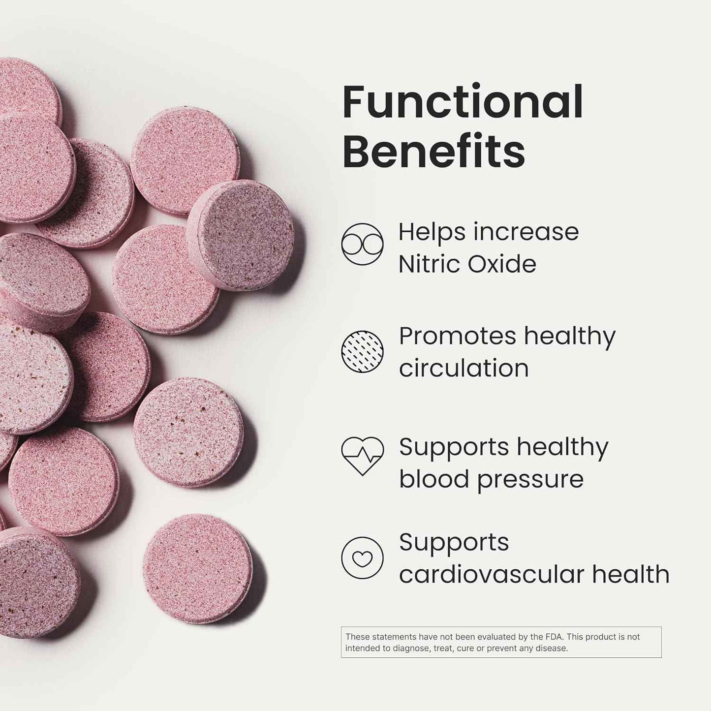 HumanN Neo40 Professional - Daily Heart & Circulation Support - Methylfolate, Beet Root Powder, Hawthorn Berry, L-citrulline - 60 Dissolvable Tablets